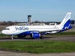 The IndiGo flight 6E 223, carrying 165 passengers and six crew members, was scheduled to land at 7:30 pm on Friday. (File/Bloomberg)
