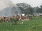 The rescue operation is underway and injured people were being sent to hospital. The death count is likely to increase, police said. (HT Photo)