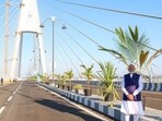 PM inaugurated the Sudarshan Setu earlier on Sunday.