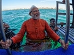 PM Modi went underwater, in the deep sea, and prayed at the site where the submerged city of Dwarka is. 