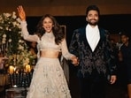 Rakul Preet Singh and Jackky Bhagnani at their sangeet function.