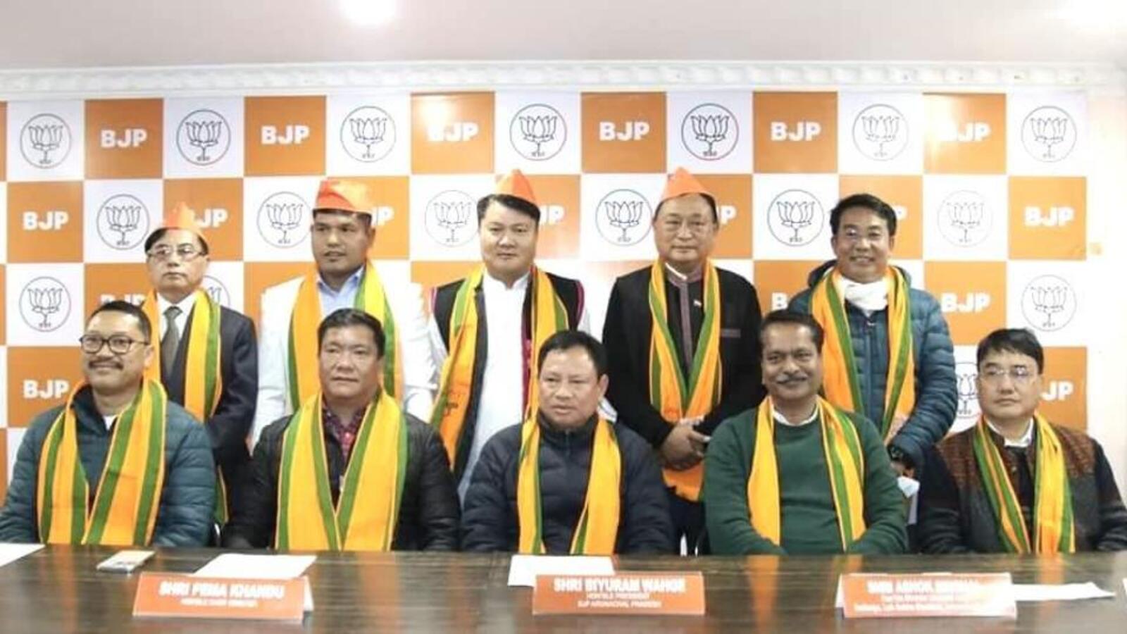 Four MLAs from Congress, NPP join BJP in Arunachal Pradesh ahead of polls - Vimarsana News