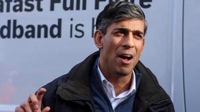 Britain's Prime Minister Rishi Sunak (AP)