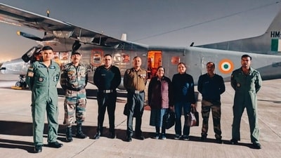 Indian Air Force used its Dornier aircraft to airlift a team of doctors to retrieve a liver from Pune to Delhi on Friday (X(formerly Twitter)) Indian Air Force used its Dornier aircraft to airlift a team of doctors to retrieve a liver from Pune to Delhi on Friday (X(formerly Twitter))