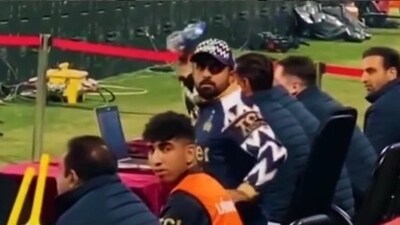 Babar Azam threatens spectators during PSL 2024 game Babar Azam threatens spectators during PSL 2024 game