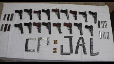 Jalandhar police bust terrorist Landa’s interstate weapon smuggling network on Sunday. Jalandhar police bust terrorist Landa’s interstate weapon smuggling network on Sunday.
