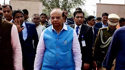 Lieutenant governor VK Saxena recalled all the files related to the Ayushman Bharat scheme by invoking transaction of the business rules. (Vipin Kumar/HT Photo) Lieutenant governor VK Saxena recalled all the files related to the Ayushman Bharat scheme by invoking transaction of the business rules. (Vipin Kumar/HT Photo)