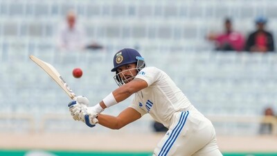 Ranchi: India's Dhruv Jurel plays a shot during the third day of the fourth Test cricket match between India and England (PTI) Ranchi: India's Dhruv Jurel plays a shot during the third day of the fourth Test cricket match between India and England (PTI)