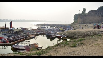Quila Ghat at Sangam in Prayagraj. (HT file) Quila Ghat at Sangam in Prayagraj. (HT file)