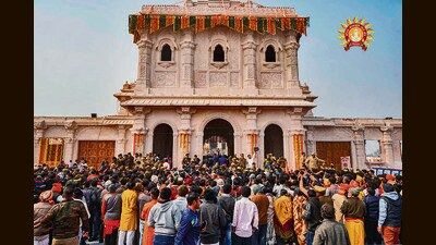 The Pran Pratishtha ceremony of Ram Lalla and thereafter massive turnout of people in Ayodhya was also discussed at the meeting. (File)