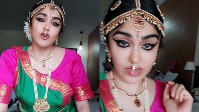 Adah Sharma lip-syncing to Eminem's Rap God. (Instagram/@adah_ki_adah) Adah Sharma lip-syncing to Eminem's Rap God. (Instagram/@adah_ki_adah)