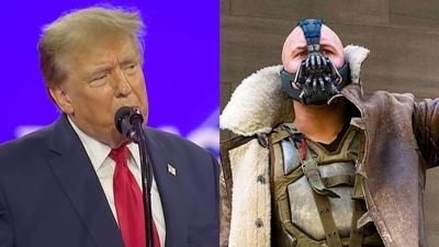 Donald Trump's views on the upcoming general elections as 'Judgement Day' for some reminds SNL hosts of DC supervillain Bane. (YouTube / SNL) Donald Trump's views on the upcoming general elections as 'Judgement Day' for some reminds SNL hosts of DC supervillain Bane. (YouTube / SNL)