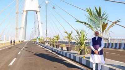 PM inaugurated the Sudarshan Setu earlier on Sunday.