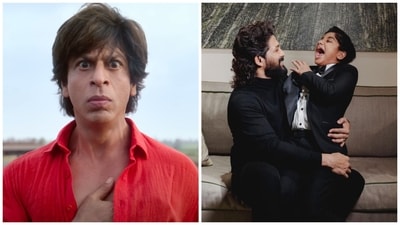 Shah Rukh Khan has a sweet reaction to Allu Arjun's son's video. Shah Rukh Khan has a sweet reaction to Allu Arjun's son's video.