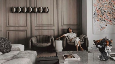 In 2022, Mira Rajput had shared one of the first pictures from her and Shahid Kapoor's new home -- a photo of herself sitting inside a massive living room featuring grey walls and furniture. She shared the picture with the caption, “Who knows? Is this the start of something wonderful and new?”&nbsp; 