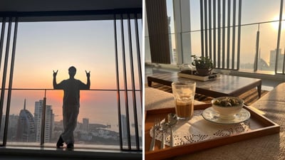 Shahid Kapoor, Mira Rajput, their daughter Misha and son Zain currently reside in this beautiful sea-facing high-rise apartment. As per a 2022 report by News18, Shahid and Mira’s home is worth  <span class='webrupee'>₹</span>58 crore and is located at Three Sixty West, a skyscraper in Worli that offers a breathtaking view of the Bandra-Worli Sea Link.&nbsp; 