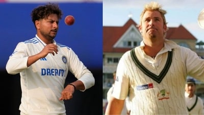 Kuldeep Yadav was compared to Shane Warne. Kuldeep Yadav was compared to Shane Warne.