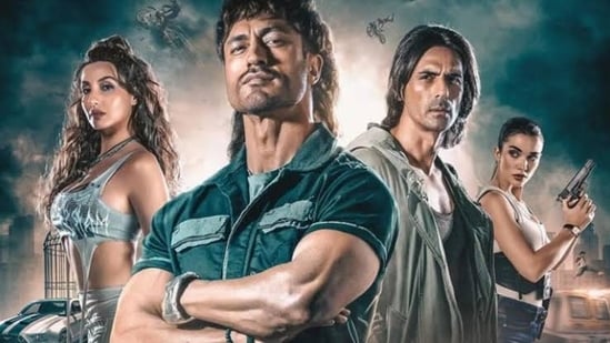 Nora Fatehi, Vidyut Jammwal, Arjun Rampal and Amy Jackson star in Crakk.