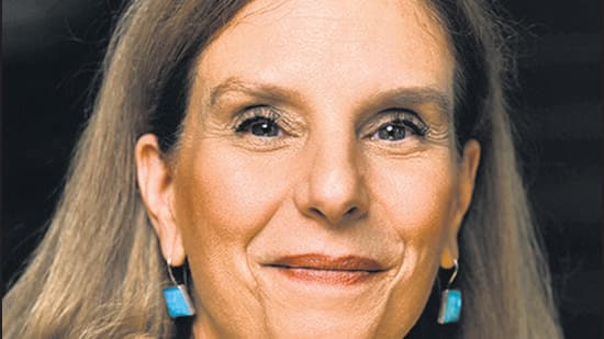 Eleni Myrivili, the first global chief heat officer for the United Nations Human Settlements Programme (UN-Habitat) and senior advisor to the US-based Adrienne Arsht-Rockefeller Foundation Resilience Centre. (HT)