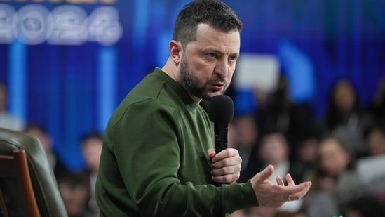 Ukrainian President Volodymyr Zelenskyy (AP)