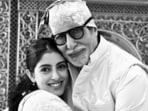 Navya Naveli Nanda poses with her grandfather, Amitabh Bachchan. Navya Naveli Nanda poses with her grandfather, Amitabh Bachchan.