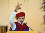 Prime Minister Narendra Modi addresses at a public meeting, in Rajkot, Sunday, Feb. 25, 2024. Prime Minister Narendra Modi addresses at a public meeting, in Rajkot, Sunday, Feb. 25, 2024.