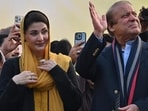 Pakistan's former prime minister and leader of the Pakistan Muslim League (PML) party Nawaz Sharif (R) along with his daughter Maryam Nawaz. Pakistan's former prime minister and leader of the Pakistan Muslim League (PML) party Nawaz Sharif (R) along with his daughter Maryam Nawaz.