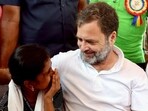 Congress leader Rahul Gandhi in Wayanad.