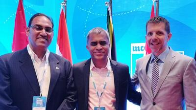 (From left) MCCIA IT committee’s Dinanath Holkar, MCCIA director general Prashant Girbane and Mike Hankey - Consul General for the US in Mumbai. US Consulate launched Centre of Excellence for Cyber Security during the MCCIA-organised Pune International Business Summit. (HT) (From left) MCCIA IT committee’s Dinanath Holkar, MCCIA director general Prashant Girbane and Mike Hankey - Consul General for the US in Mumbai. US Consulate launched Centre of Excellence for Cyber Security during the MCCIA-organised Pune International Business Summit. (HT)