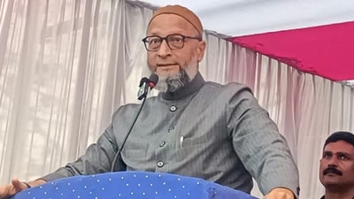 AIMIM national president Asaduddin Owaisi (HT photo)