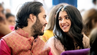 Anant Ambani and Radhika Merchant had a traditional 'roka' ceremony, the official announcement of the relationship to the world, on December 30, 2022 at the Shrinathji Temple in Nathdwara, Rajasthan. (ANI ) Anant Ambani and Radhika Merchant had a traditional 'roka' ceremony, the official announcement of the relationship to the world, on December 30, 2022 at the Shrinathji Temple in Nathdwara, Rajasthan. (ANI )