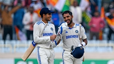 Shubman Gill, Dhruv Jurel and a partnership both will cherish. (AFP) Shubman Gill, Dhruv Jurel and a partnership both will cherish. (AFP)