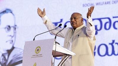 Congress chief Mallikarjun Kharge. (X) Congress chief Mallikarjun Kharge. (X)
