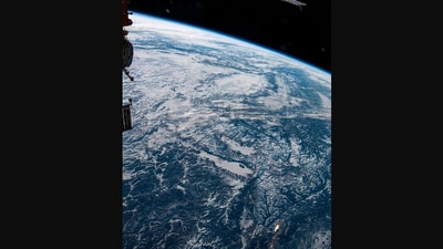 This image of Earth is captured by ESA astronaut Marcus Wandt while on the ISS. (Instagram/@esaastro_marcus ) This image of Earth is captured by ESA astronaut Marcus Wandt while on the ISS. (Instagram/@esaastro_marcus )
