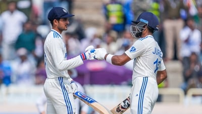 Gill, alongside Dhruv Jurel, forged a brilliant 72-run stand for the sixth wicket, with the former scoring a formidable half-century as India beat England to win the series. (AP)