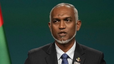 Maldives President Mohamed Muizzu. (AP file) Maldives President Mohamed Muizzu. (AP file)