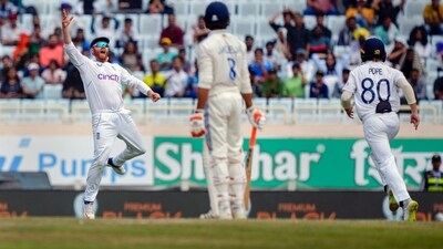 Ravindra Jadeja made a slow start and didn't exude confidence throughout his short stay at the crease, as he was dismissed for 4 to add to India's troubles. (PTI)