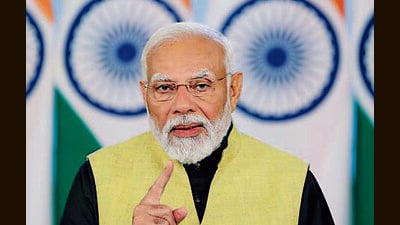 Prime Minister Narendra Modi on Monday virtually laid the foundation stone of six rail overbridge/underpass projects and inaugurated an underpass worth  ₹150.48 crore under the Ambala Railway Division. (PTI File)