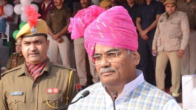 Rajasthan education minister Madan Dilawar. (Photo from X) Rajasthan education minister Madan Dilawar. (Photo from X)