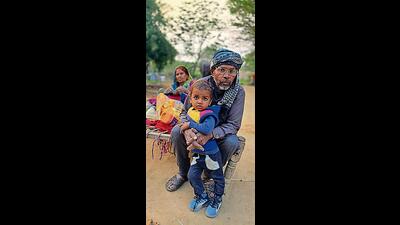 Subhash Chandra Nishad who lost his brother. (HT) Subhash Chandra Nishad who lost his brother. (HT)