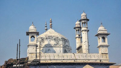 The Gyanvapi Mosque complex. (PTI) The Gyanvapi Mosque complex. (PTI)