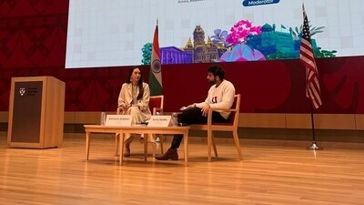 “It was an absolute pleasure and honour to be a speaker at the India Conference at Harvard,” she wrote on Instagram. “It was an absolute pleasure and honour to be a speaker at the India Conference at Harvard,” she wrote on Instagram.