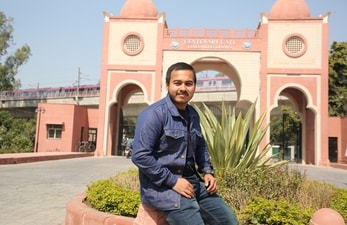 Hemant, a PhD scholar at Jamia Millia Islamia in Delhi, is presently writing a thesis in waste management. (Photo: Raajessh Kashyap/HT)