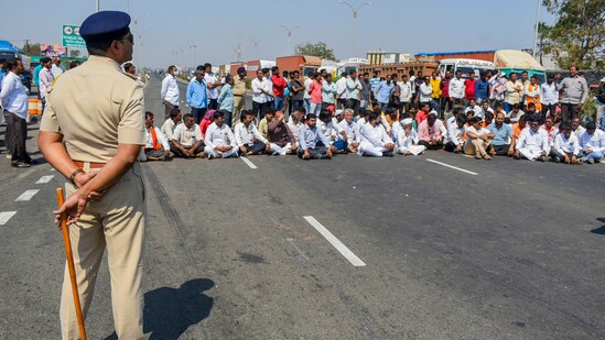 The Maratha community has been protesting against the state government for several years regarding the issue of Maratha reservation.&nbsp;(PTI)