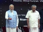Prime Minister Narendra Modi inaugurates space infrastructure projects as Kerala Governor Arif Mohammed Khan and State Chief Minister Pinarayi Vijayan look on. Prime Minister Narendra Modi inaugurates space infrastructure projects as Kerala Governor Arif Mohammed Khan and State Chief Minister Pinarayi Vijayan look on.