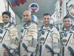 Gaganyaan mission astronauts: Group Captain Prashanth Balakrishnan Nair, Group Captain Ajit Krishnan, Group Captain Angad Pratap, Wing Commander Subhanshu Shukla