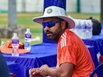 India's captain Rohit Sharma at the JSCA International Stadium Complex, in Ranchi India's captain Rohit Sharma at the JSCA International Stadium Complex, in Ranchi