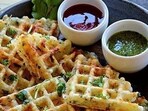 Sabudana waffles 