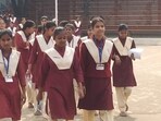 UPMSP UP Board Exam 2024 Live: Class 10th Sanskrit, 12th Economics papers end
(HT Photo)