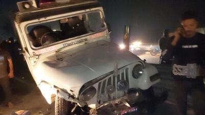 According to an eyewitness, the accident was a head on collision. (HT photo) According to an eyewitness, the accident was a head on collision. (HT photo)